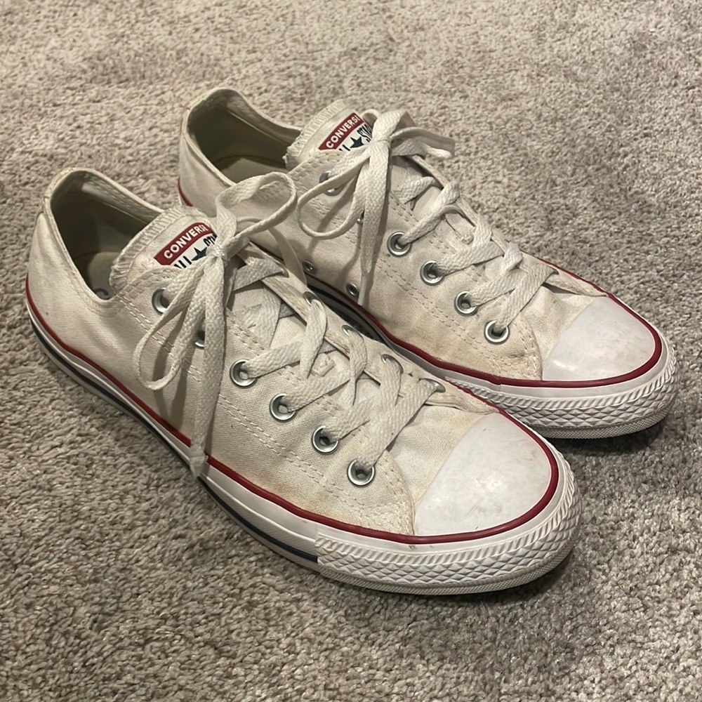 White Low Top Converse